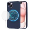 Techsuit SoftFlex MagSafe kryt na iPhone 15 – tmavo modrý