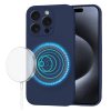 Techsuit SoftFlex MagSafe kryt na iPhone 15 Pro – tmavo modrý