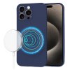Techsuit SoftFlex MagSafe kryt na iPhone 15 Pro Max – tmavo modrý