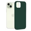 Techsuit Soft Edge Silicone kryt na iPhone 15 Plus – tmavo zelený