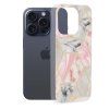 Techsuit Marble Series kryt na iPhone 15 Pro – ružový Hex
