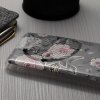 Techsuit Marble Series kryt na iPhone 15 Pro Max – Bloom of Ruth sivý