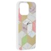 Techsuit Marble Series kryt na iPhone 15 Pro Max – fialový Hex