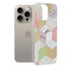 Techsuit Marble Series kryt na iPhone 15 Pro Max – fialový Hex