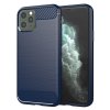 Techsuit Carbon Silicone kryt na iPhone 11 Pro Max – modrý