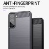Techsuit Carbon Silicone kryt na Samsung Galaxy S20 FE / S20 FE 5G – modrý