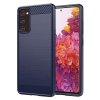 Techsuit Carbon Silicone kryt na Samsung Galaxy S20 FE / S20 FE 5G – modrý