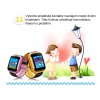 Detské smart hodinky microSIM SOS GPS LBS Q529