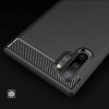Techsuit Carbon Silicone silikónový obal pre Samsung Galaxy Note 10 Plus 4G / Note 10 Plus 5G – čierny
