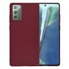 Techsuit Carbonite FiberShell ochranný obal pre Samsung Galaxy Note 20 4G / Note 20 5G – červený