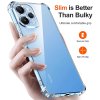 Techsuit Shockproof Clear Silicone puzdro pre Xiaomi Redmi 12 4G / 12 5G – priehľadné