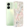 Techsuit Marble Series puzdro pre Xiaomi Redmi 13C 4G / Poco C65 – ružová hex