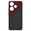 Techsuit Carbonite FiberShell puzdro pre Xiaomi Poco F6 – Red Vortex