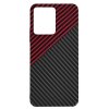 Techsuit Carbonite FiberShell puzdro pre Xiaomi Redmi 13C 4G / Redmi 13C 5G / Poco C65 – Red Vortex