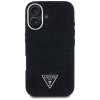 Guess Denim Triangle Logo MagSafe puzdro pre iPhone 16 – čierne