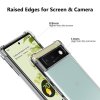 Techsuit Shockproof Clear Silicone puzdro pre Google Pixel 6 – priehľadné