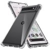 Techsuit Shockproof Clear Silicone puzdro pre Google Pixel 6 Pro – priehľadné
