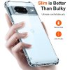 Techsuit Shockproof Clear Silicone puzdro pre Google Pixel 7 – priehľadné