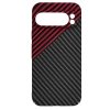 Techsuit Carbonite FiberShell puzdro pre Google Pixel 9 Pro – Red Vortex