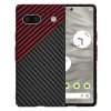 Techsuit Carbonite FiberShell puzdro pre Google Pixel 7a – Red Vortex