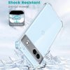 Techsuit Shockproof Clear Silicone puzdro pre Google Pixel 9 – priehľadné