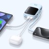 Baseus power banka Qpow Pro+ (P10067101313-00) – Lightning, 2× USB-C, USB-A, 10 000 mAh, 22,5 W, USB-C kábel, modrá