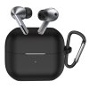 Techsuit Silicone puzdro pre Samsung Galaxy Buds 3 / 3 Pro – ultratenké, hladké – čierne