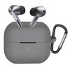 Techsuit Silicone puzdro pre Samsung Galaxy Buds 3 / 3 Pro – ultratenké, hladké – sivé