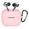 Techsuit Silicone puzdro pre Samsung Galaxy Buds 3 / 3 Pro – ultratenké, hladké – ružové
