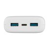 Fixed Zen 20 powerbanka (FIXZEN-20-WH) – 2× USB, USB-C, 20W, 20000mAh, LCD displej, biela