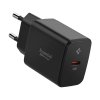 Spigen Essential sieťová nabíjačka (EE201EU) – USB-C, GaN, PD20W, Quantum Boost – čierna