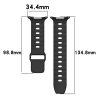 Techsuit Watchband (W055) remienok pre Samsung Galaxy Watch Ultra 47mm – čierny