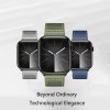 Techsuit - Watchband 32mm (W051) remienok pre Apple Watch 1–10 / SE / SE 2 (38/40/41/42 mm) – sivý
