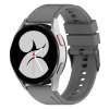 Techsuit - Watchband 20mm (W026) remienok pre Samsung Galaxy Watch 4/5/Active 2, Huawei Watch GT 3 (42 mm)/GT 3 Pro (43 mm) – sivý
