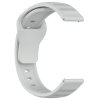 Techsuit - Watchband 20mm (W050) remienok pre Samsung Galaxy Watch 4/5/Active 2, Huawei Watch GT 3 (42 mm)/GT 3 Pro (43 mm) – sivý