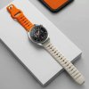 Techsuit - Watchband 20mm (W050) remienok pre Samsung Galaxy Watch 4/5/Active 2, Huawei Watch GT 3 (42 mm)/GT 3 Pro (43 mm) – oranžovo-béžový