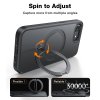 Torras – Ostand Spin Series – kryt s otočným stojanom pre iPhone 16e – čierny