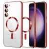 Techsuit – Luxury Crystal MagSafe kryt pre Samsung Galaxy S23 – červený