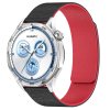 Techsuit – Watchband 20 mm (W074) remienok pre Samsung Galaxy Watch 4/5/Active 2, Huawei Watch GT 3 (42 mm)/GT 3 Pro (43 mm) – čierno-červený
