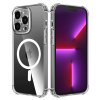 Techsuit – Shockproof Clear Silicone MagSafe priehľadné silikónové ochranné puzdro pre iPhone 13 Pro – priehľadné