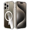 Techsuit – Shockproof Clear Silicone MagSafe priehľadné silikónové ochranné puzdro pre iPhone 15 Pro Max – priehľadné