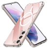 Techsuit – Shockproof Clear Silicone MagSafe priehľadné silikónové ochranné puzdro pre Samsung Galaxy S21 Plus 5G – priehľadné