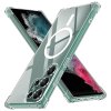 Techsuit – Shockproof Clear Silicone MagSafe priehľadné silikónové ochranné puzdro pre Samsung Galaxy S22 Ultra 5G – priehľadné