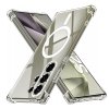Techsuit – Shockproof Clear Silicone MagSafe priehľadné silikónové ochranné puzdro pre Samsung Galaxy S24 Ultra – priehľadné