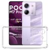 Techsuit – Shockproof Clear Silicone priehľadné silikónové ochranné puzdro pre Xiaomi Poco M7 Pro 5G – priehľadné