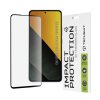 Techsuit - 111D Full Cover / Full Glue Glass ochranné sklo na displej pre Xiaomi Poco M7 Pro 5G - Čierna