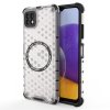 Techsuit – HoneyComb Shield MagSafe – ochranný obal na Samsung Galaxy A22 5G – biely