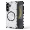 Techsuit – HoneyComb Shield MagSafe – ochranný obal na Samsung Galaxy S24 – biely