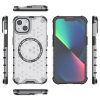 Techsuit – HoneyComb Shield MagSafe – ochranný obal na iPhone 13 – biely