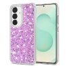 Techsuit - Sparkly Glitter kryt na Samsung Galaxy S25 Plus - purpurový